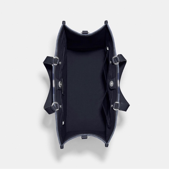 NWT Coach C8418 Dempsey Tote 40 In Signature Jacquard With Stripe - Picture 5 of 9